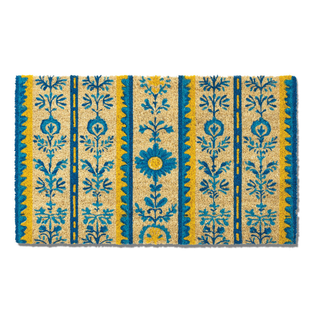 Entryways - Mediterranean Bloom Coir Doormat