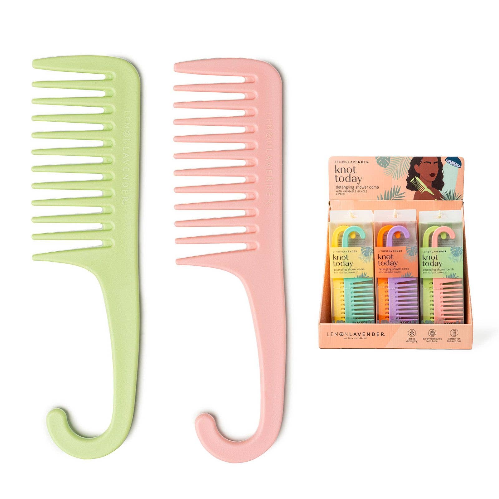 DM Merchandising - Lemon Lavender Knot Today Detangling Shower Comb