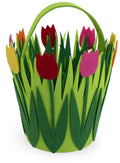Boston International - Tulips Felted Basket