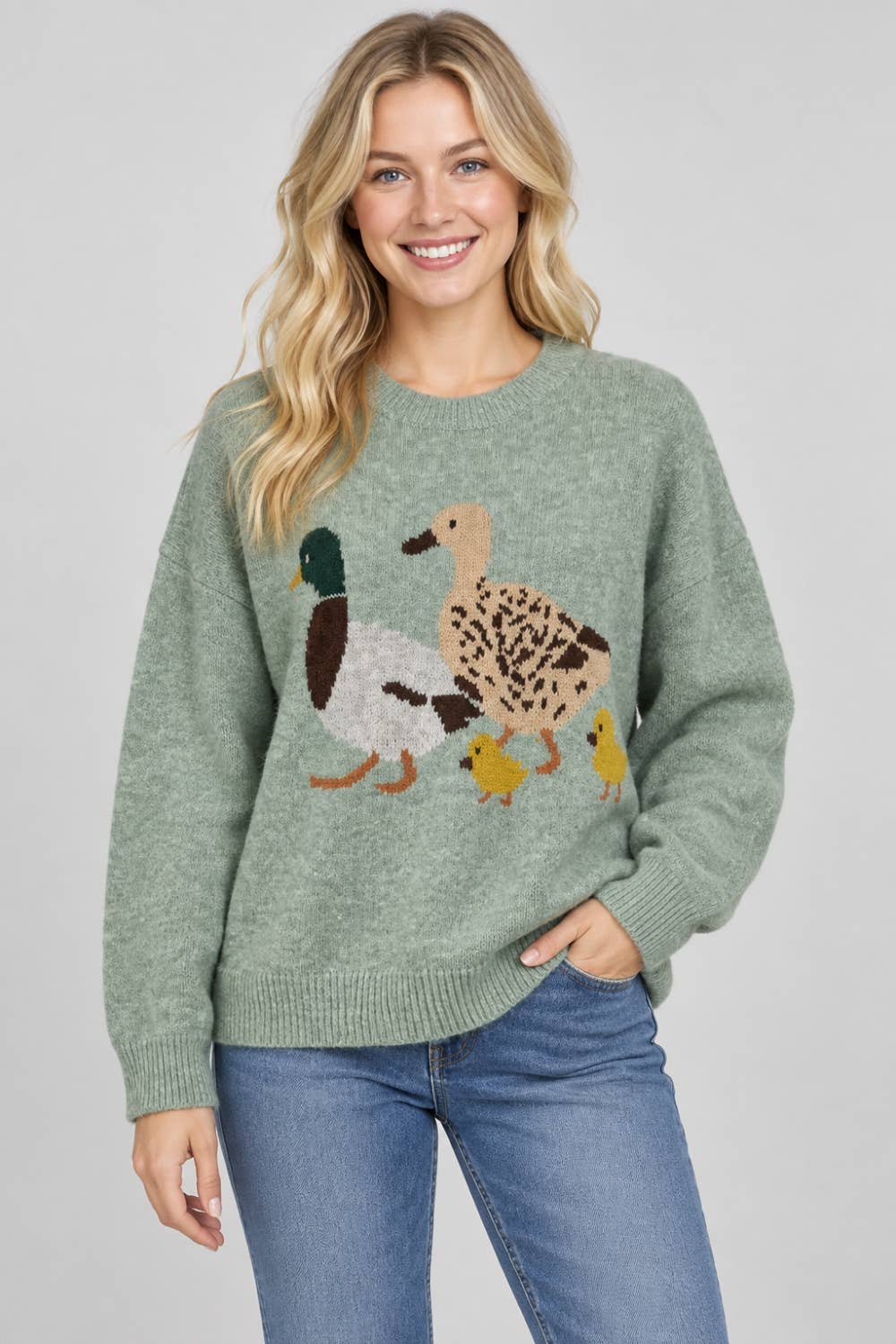 Dreamers by Debut - Duck Family Crewneck Sweater