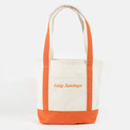 Collections by Fame Accessories - Lazy Sundays Embroidered Canvas Tote Bag