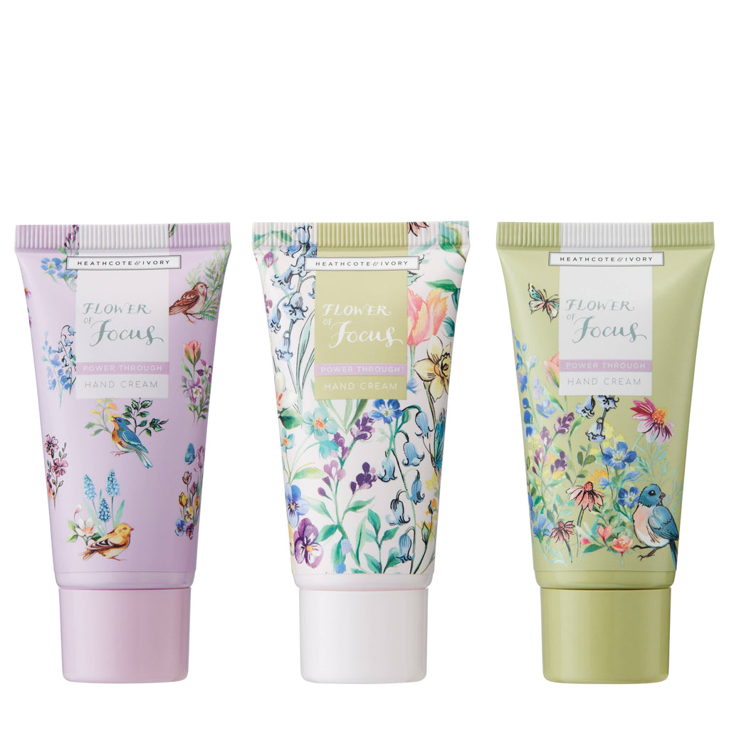 Heathcote & Ivory - Flower of Focus Hand Cream Trio 3 x 1.01 US fl.oz.