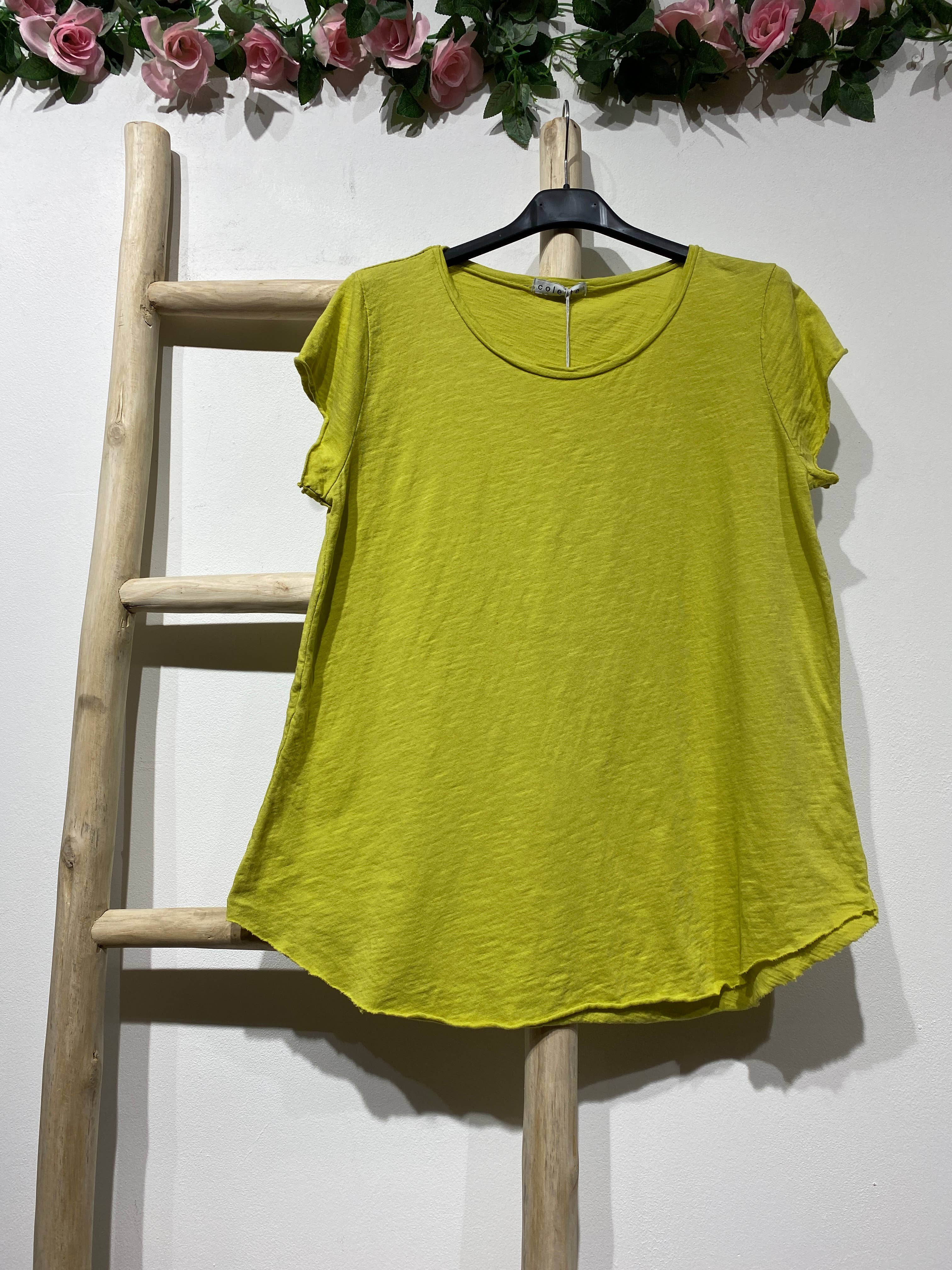 LINEN & COTTON HOUSE - COTTON T-SHIRT ROUND NECK, BASIC 8117