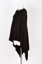 Dolma - Cashmere Poncho Black