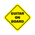 House of Swank Clothing - Guitar on Board Sticker