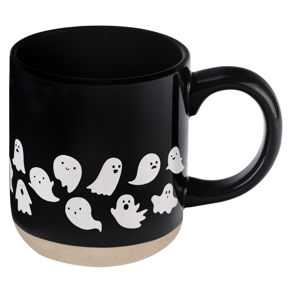 Sweet Water Decor - Ghost Pattern Stoneware Coffee Mug