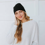 Pretty Simple - Rolled Edge, Cashmere Beanie Wholesale