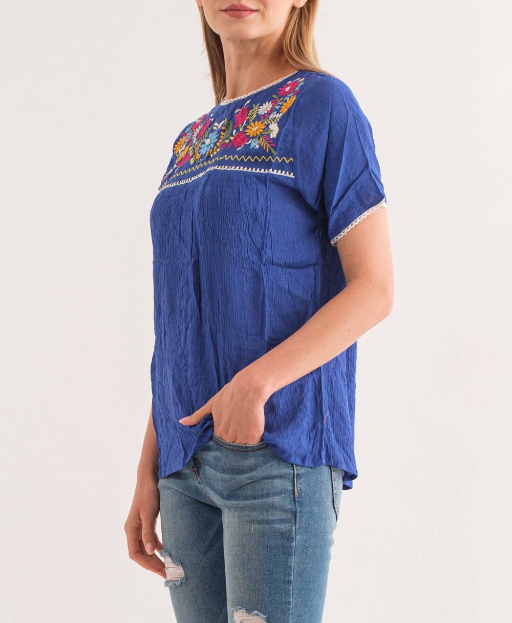 Raj Trading & Imports (USA) Inc. - Juna Embroidered Top 1295