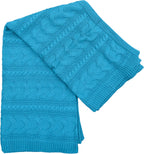 Chloe & Lex - Classic Cableknit Cotton Throw Blankets