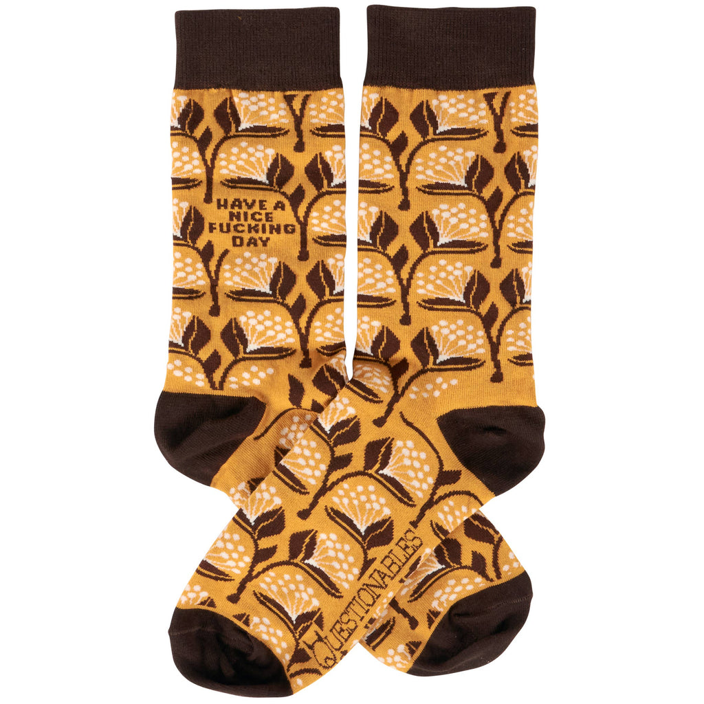 Questionables - Have A Nice Day Socks