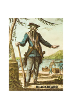 House of Swank Clothing - Blackbeard Pirate Full Color Sticker