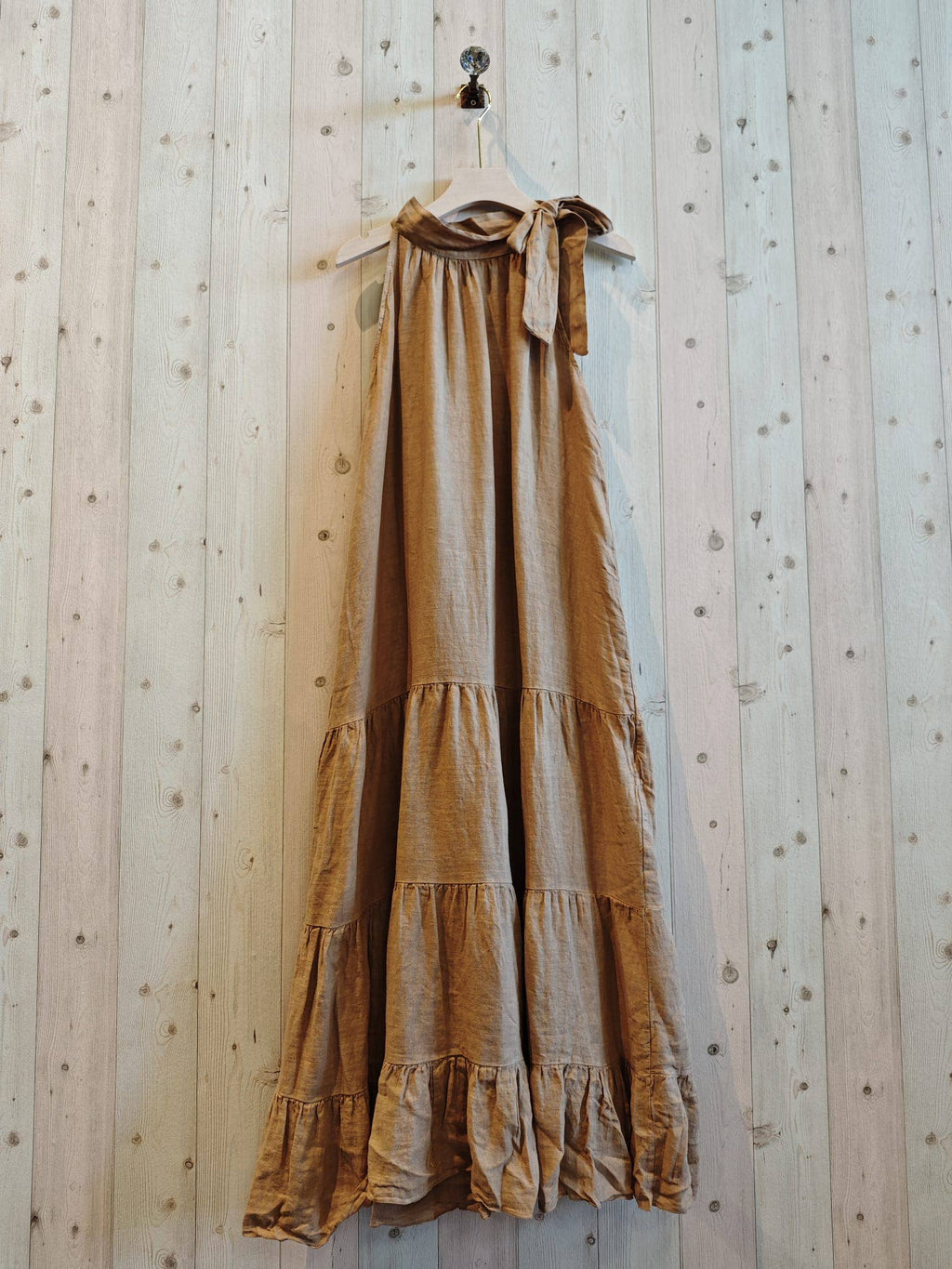 Linen & More - REF 72319 LONG DRESS BOW 100% LINEN