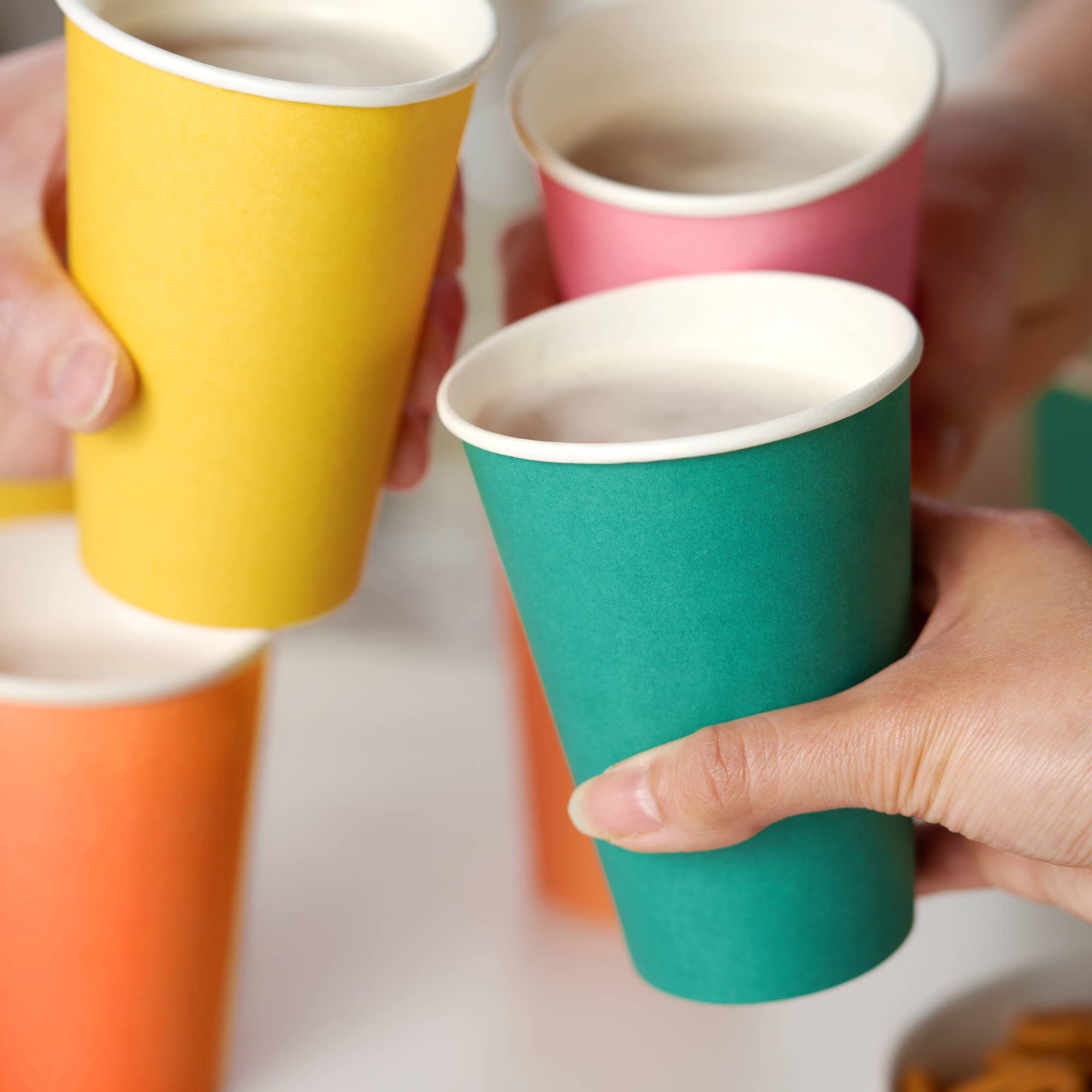 TRUE - Party Disposable Colored Paper Cups - Asst - Pack of 20