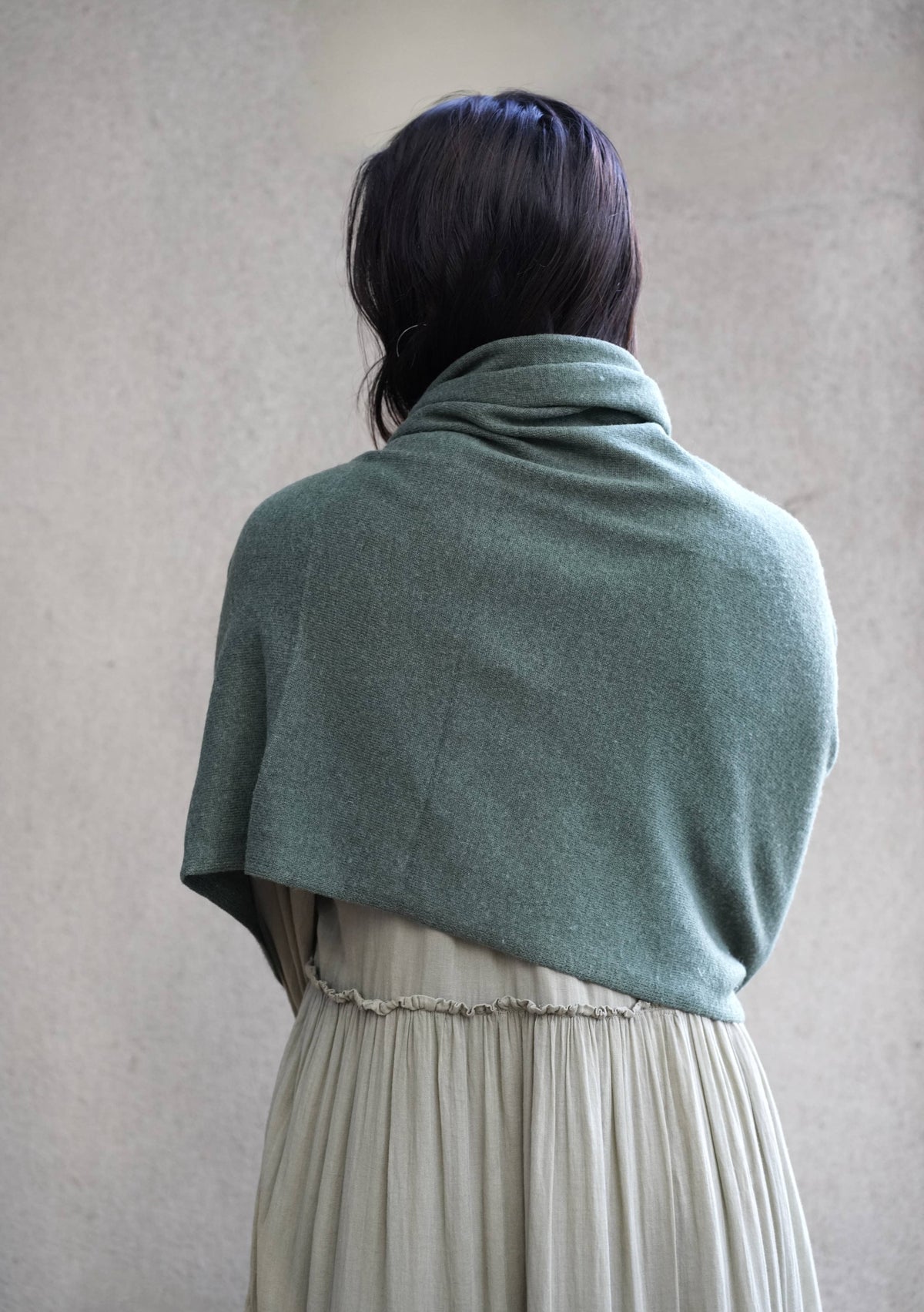 Dolma - Cashmere Scarf/Wrap Seaweed