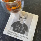 The 3 Sisters Design Co. - Big House Cocktail Napkins, Carole doesn't get drunk...