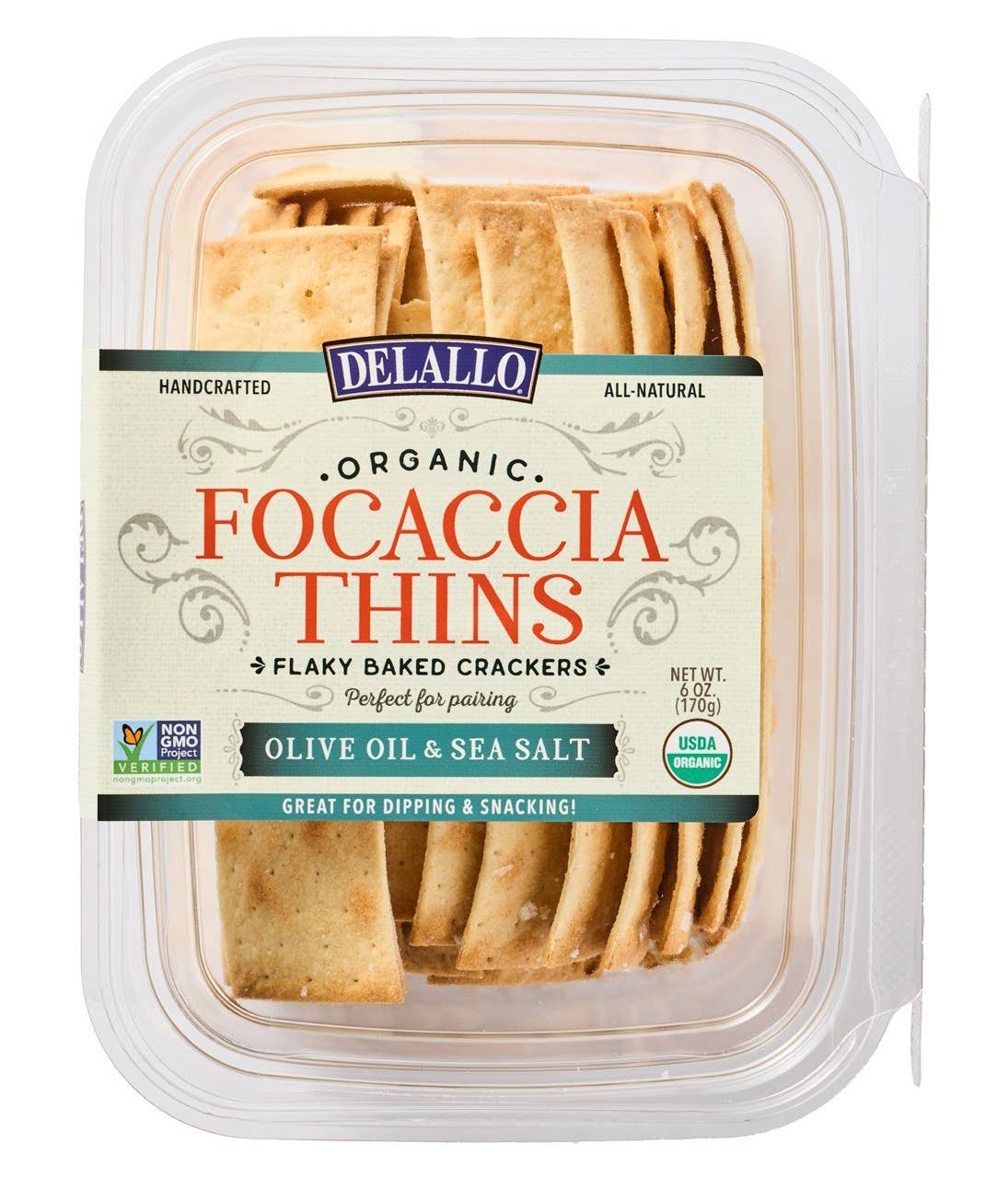 Delallo - Organic Focaccia Thins