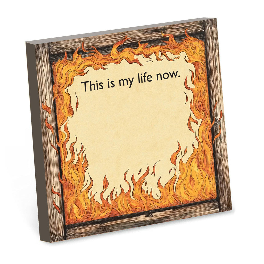 Bad Betty Greeting Co. - This Is My Life Now - Funny Sarcastic Sticky Note Pad