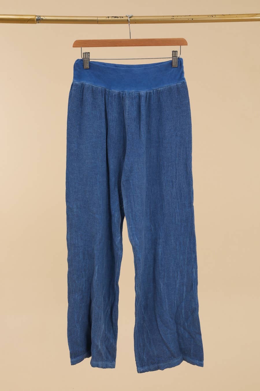 la maison des fibres naturelles - Cold dye pants 921 10% linen 90% cotton