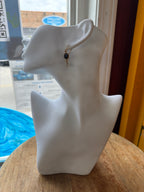 Live Oak Designs - Sapphire and Rainbow Moonstone on Gold Filled Earrings