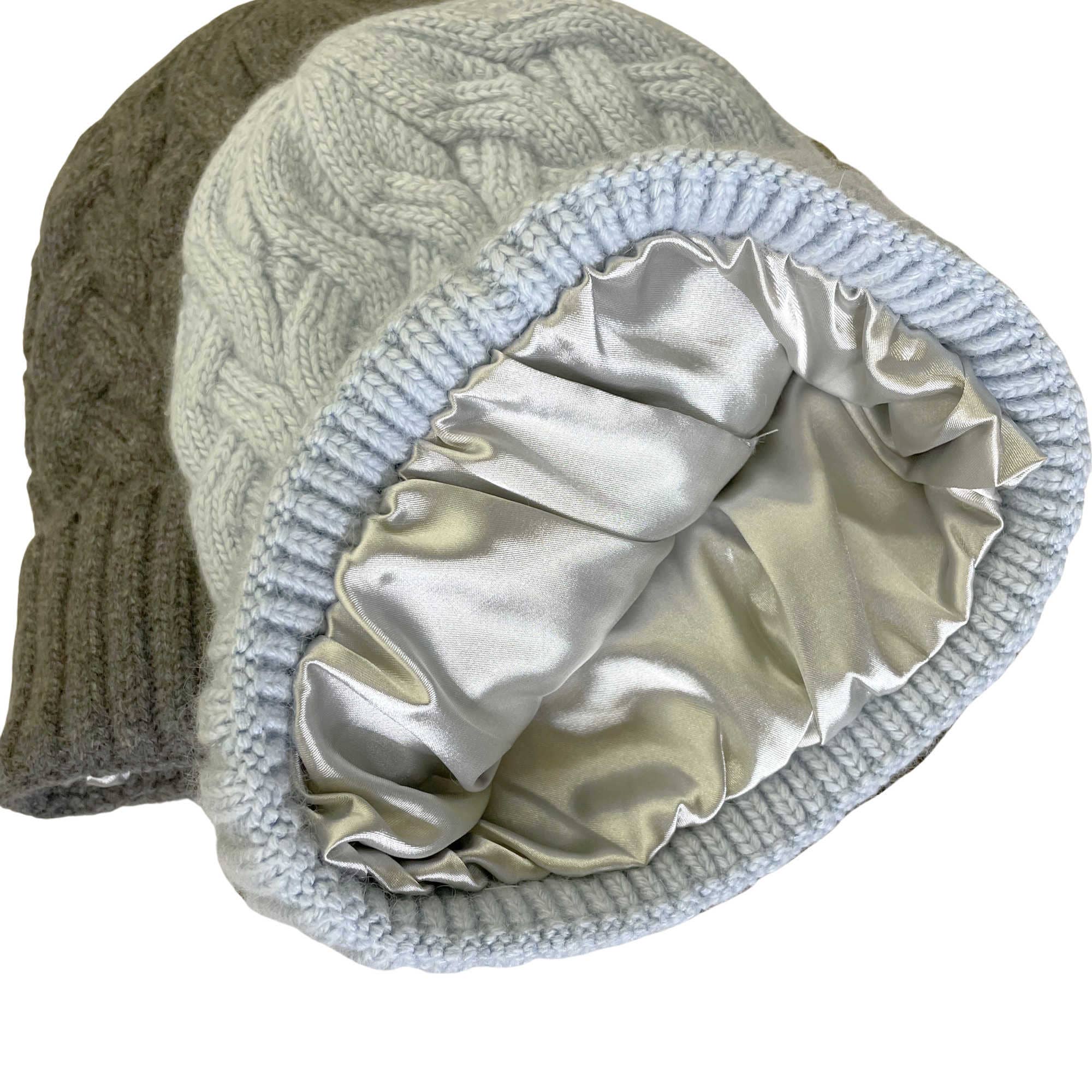 Pretty Simple - Satin Lined Cashmere Beanie Wholesale