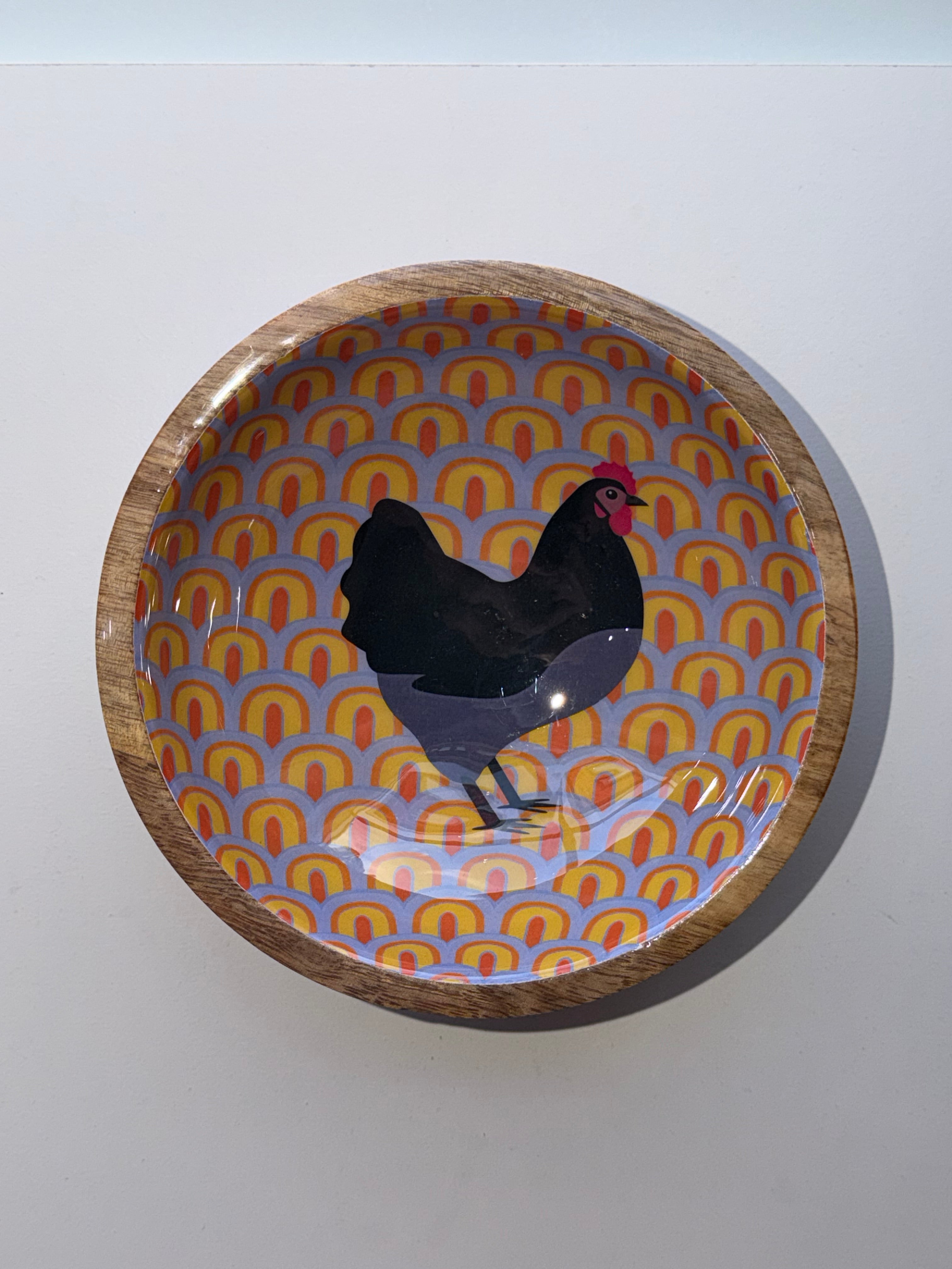 180° - Mango Wood Hen Bowl