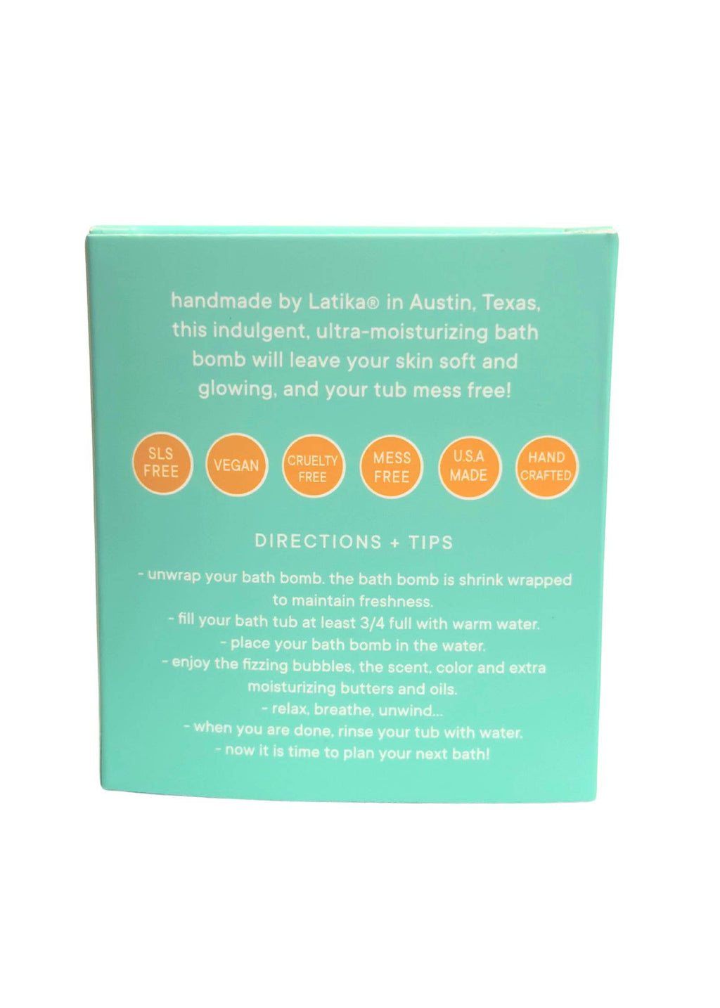 Latika Beauty - Stress Relief Essential Oil Bath Bomb 💧 Natural
