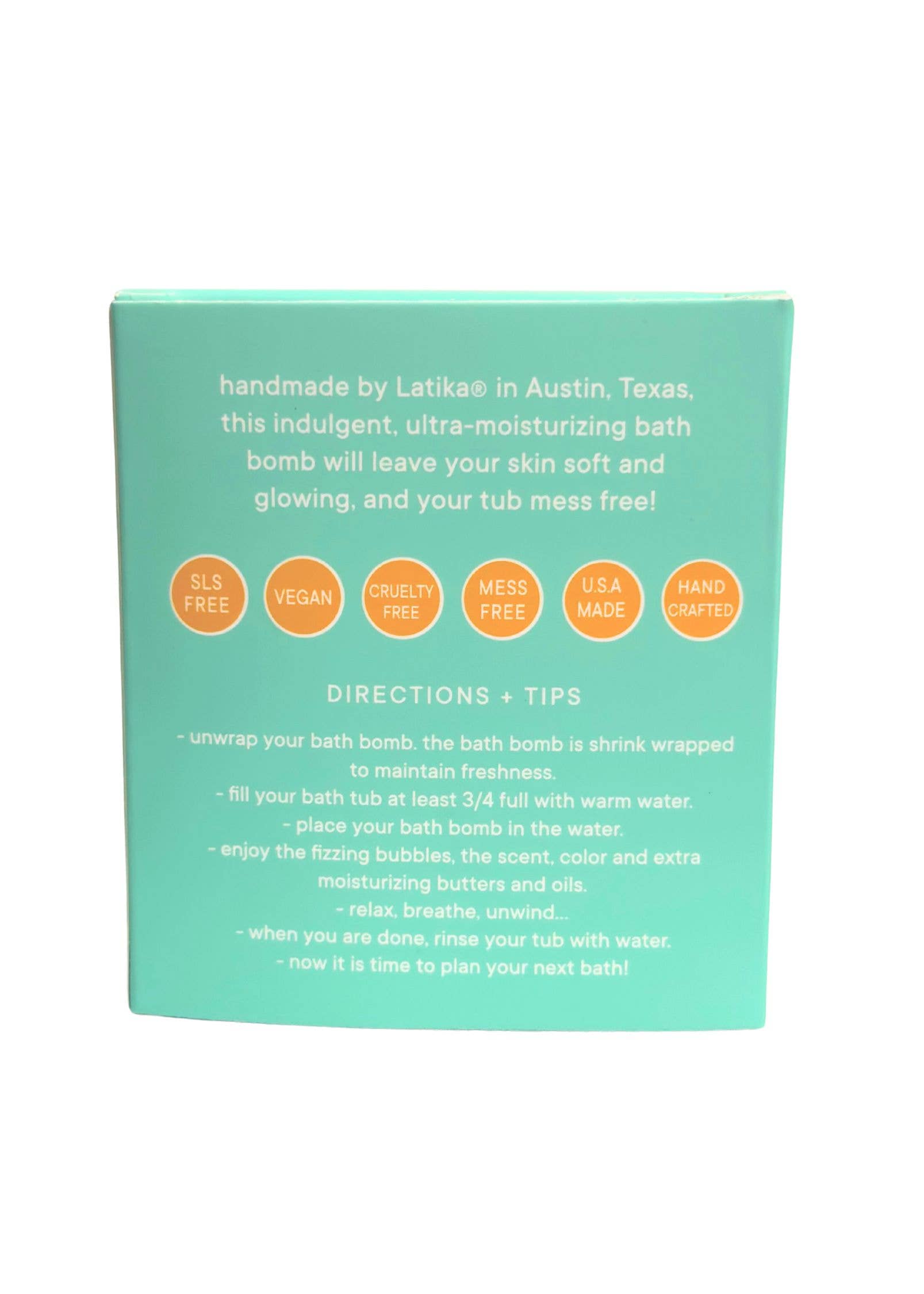 Latika Beauty - Stress Relief Essential Oil Bath Bomb 💧 Natural