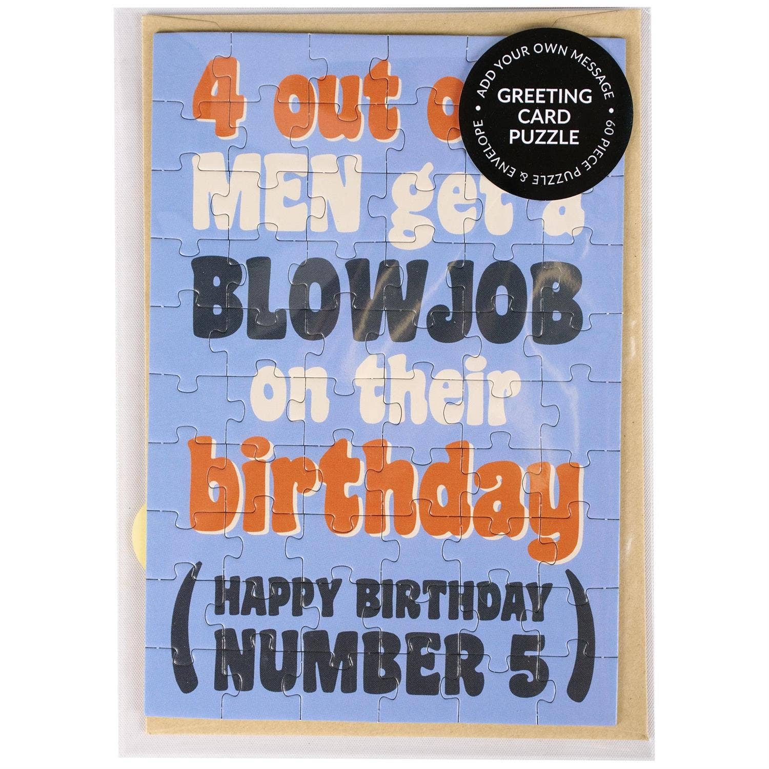 Questionables - Number Five Puzzle Card