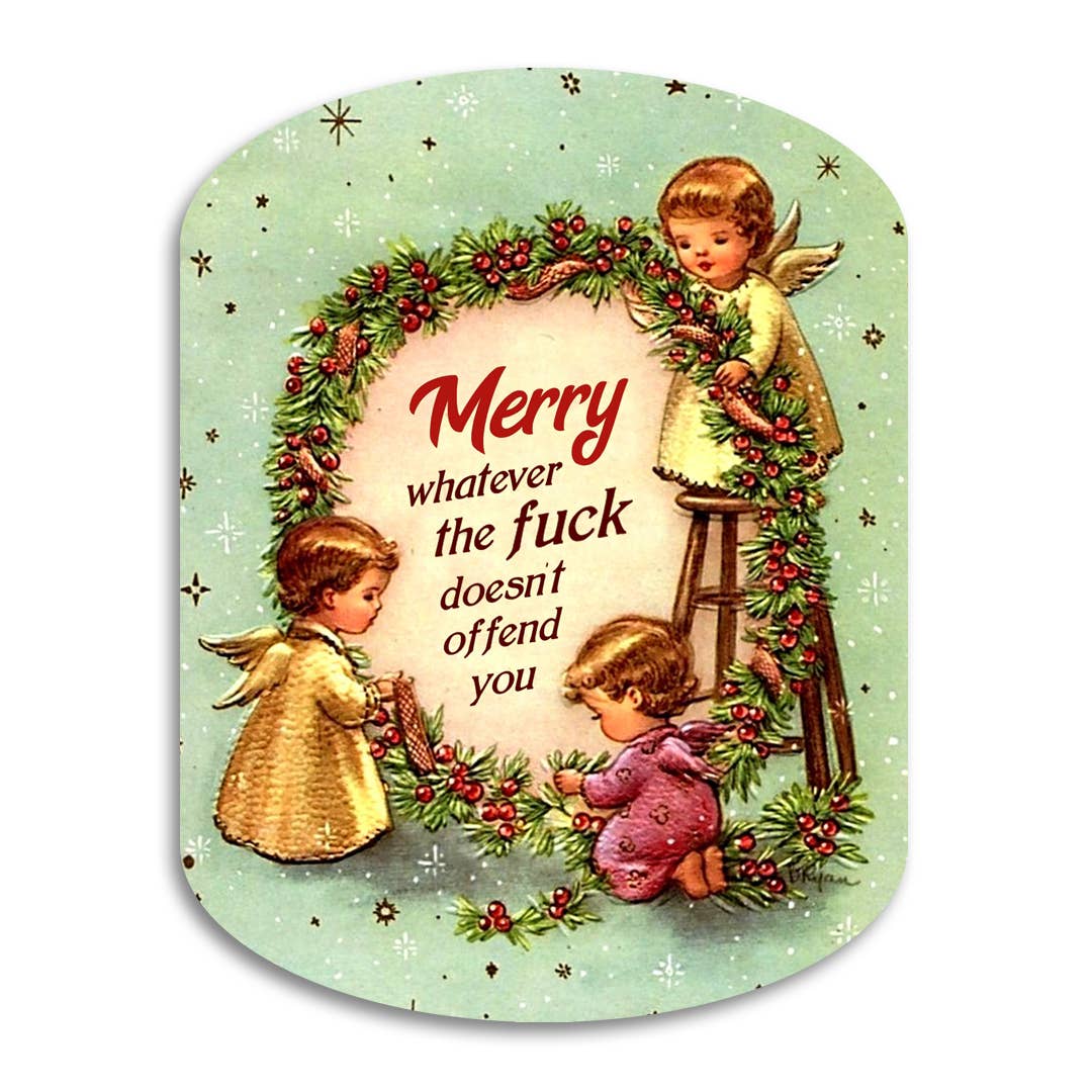 Bad Betty Greeting Co. - Merry Whatever Doesn't Offend You - Funny Holiday Card