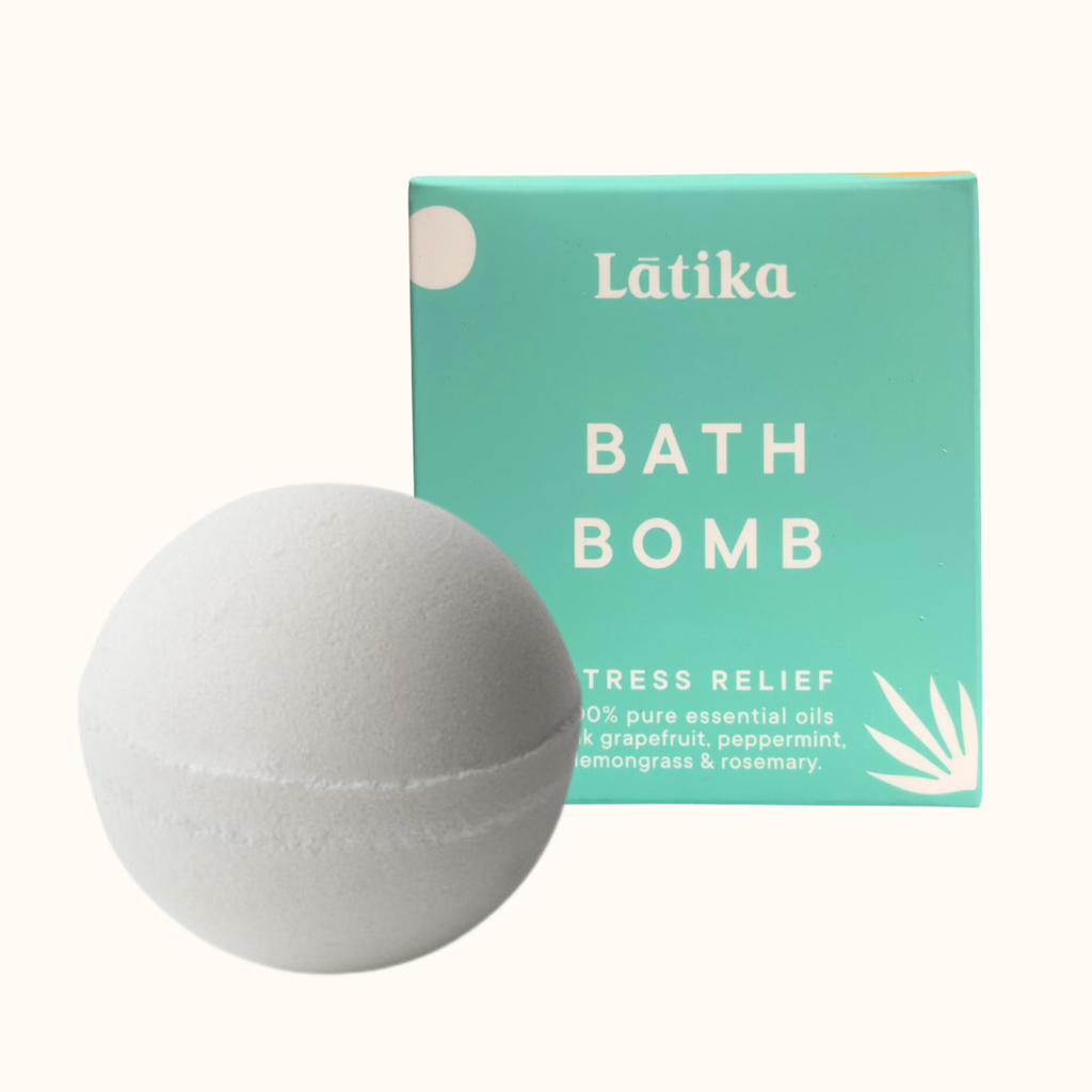 Latika Beauty - Stress Relief Essential Oil Bath Bomb 💧 Natural