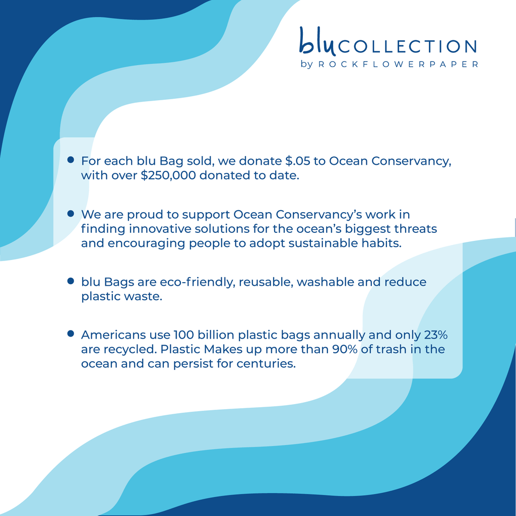 rockflowerpaper - KITTY CATS YELLOW blu Bag Reusable Shopper Tote