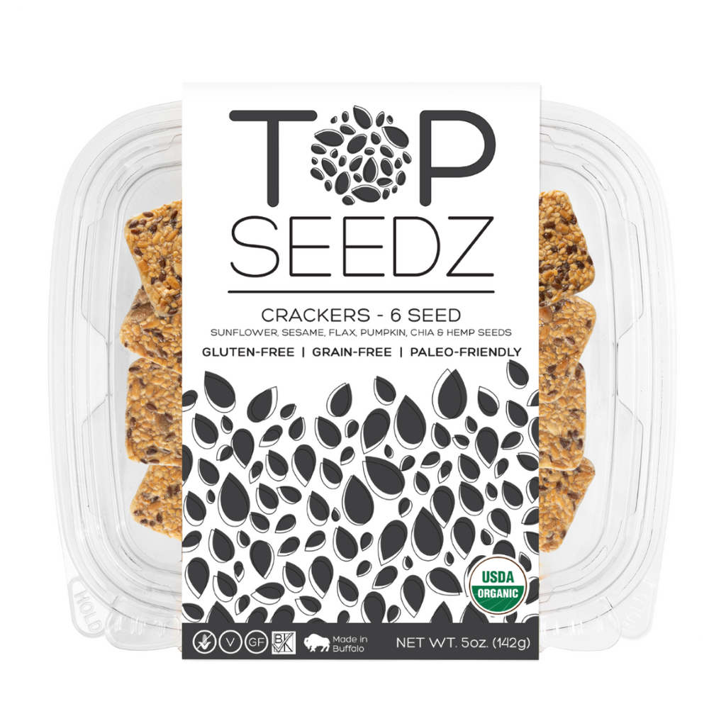 Top Seedz - 6-Seed Crackers- 5oz - 12 Per Case