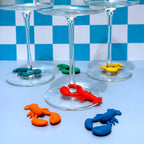 Fred & Friends - PARTY PINCHERS - Lobster Drink Markers - Set of 6