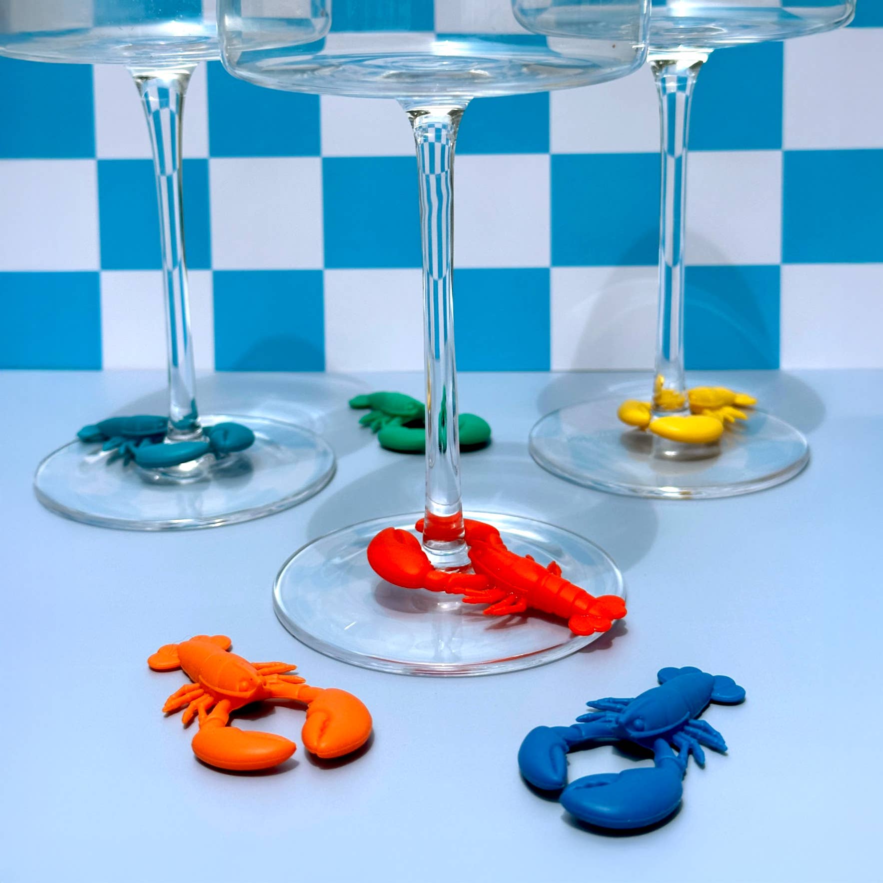 Fred & Friends - PARTY PINCHERS - Lobster Drink Markers - Set of 6