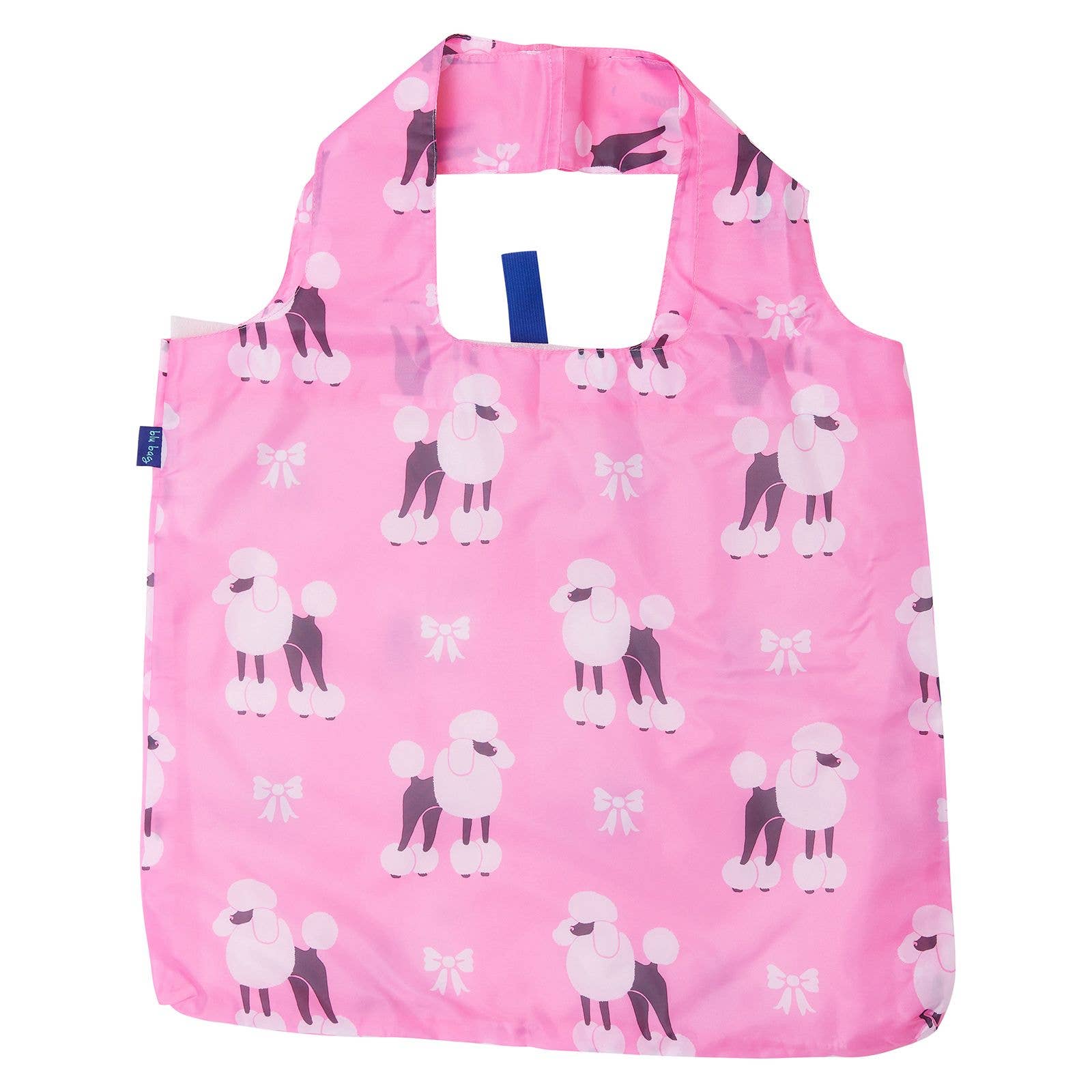 HELLO POODLE Reusable Shopper blu Bag