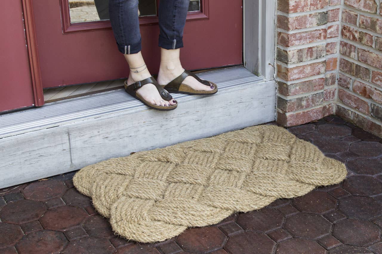 Entryways - Knot-ical Handwoven Coconut Fiber Doormat