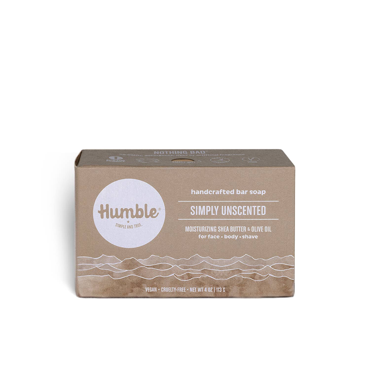 Humble Brands, Inc. - Simply Unscented Soap Bar