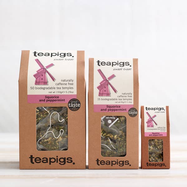 teapigs - Liquorice & Peppermint Tea - 15 Temples