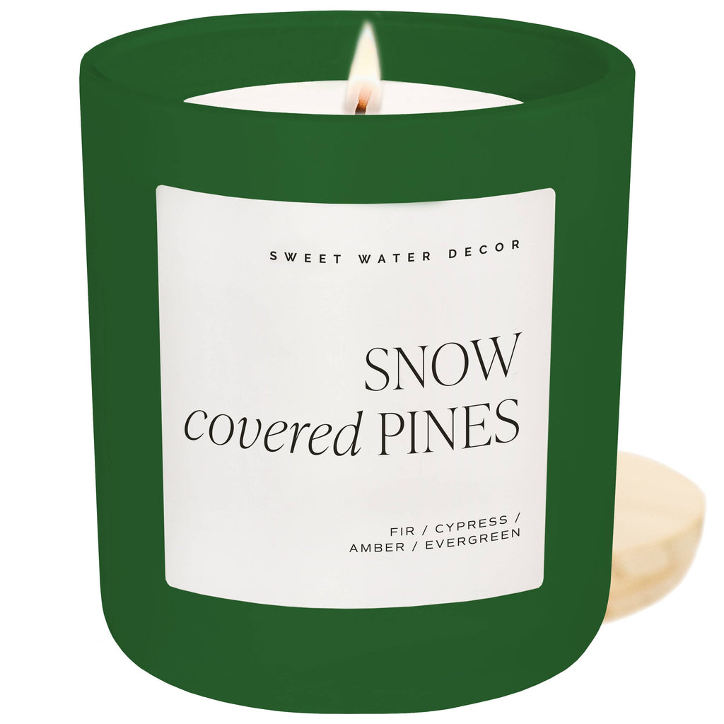 Sweet Water Decor - Snow Covered Pines 15 oz Soy Candle