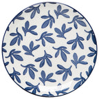 Now Designs by Danica - Blue Floral Stamped Appetizer Plate 6 inch