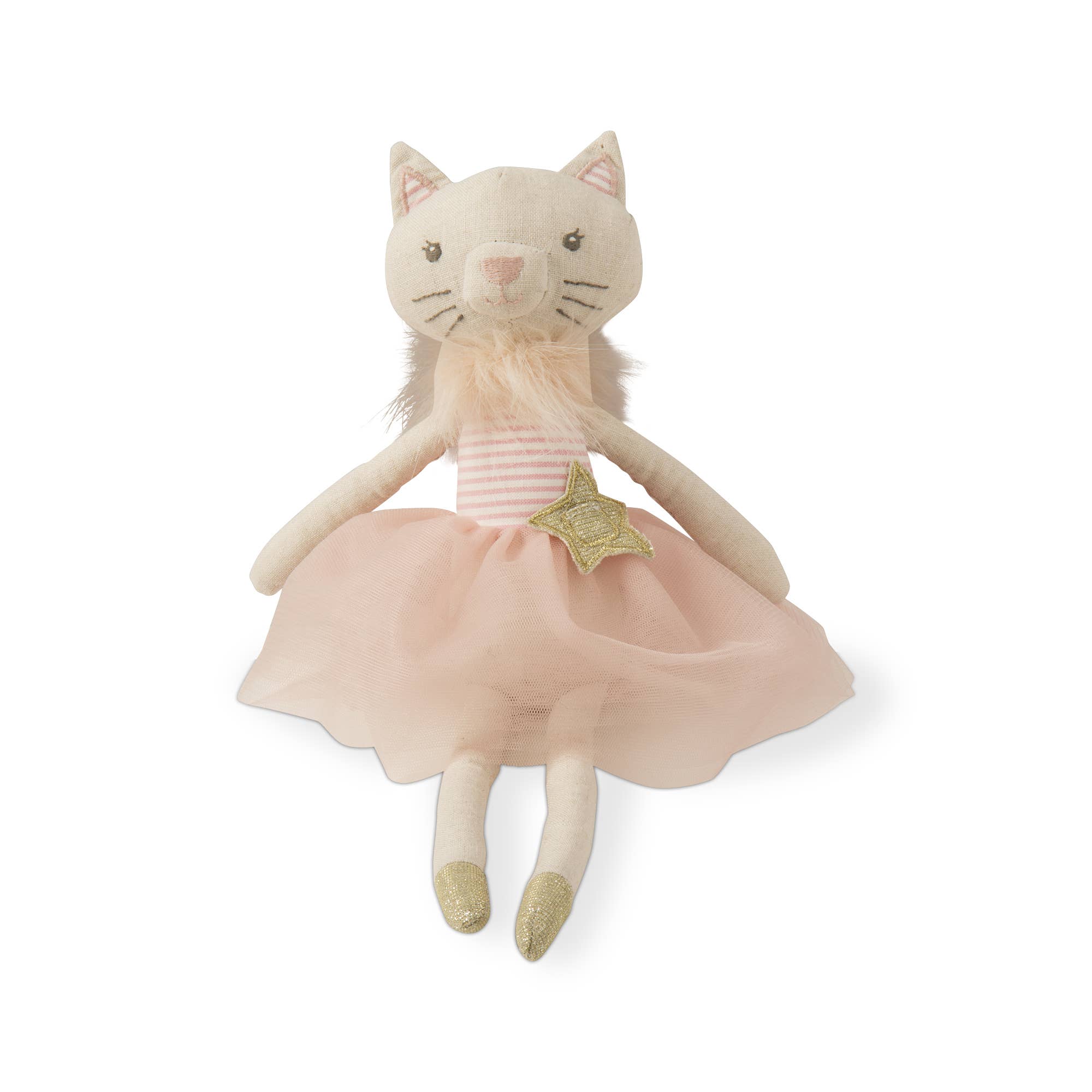 tag - Kitty Tooth Fairy Plush Pink Polyester