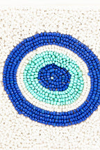 Collections by Fame Accessories - Evil Eye Ball Beaded Coin Purse