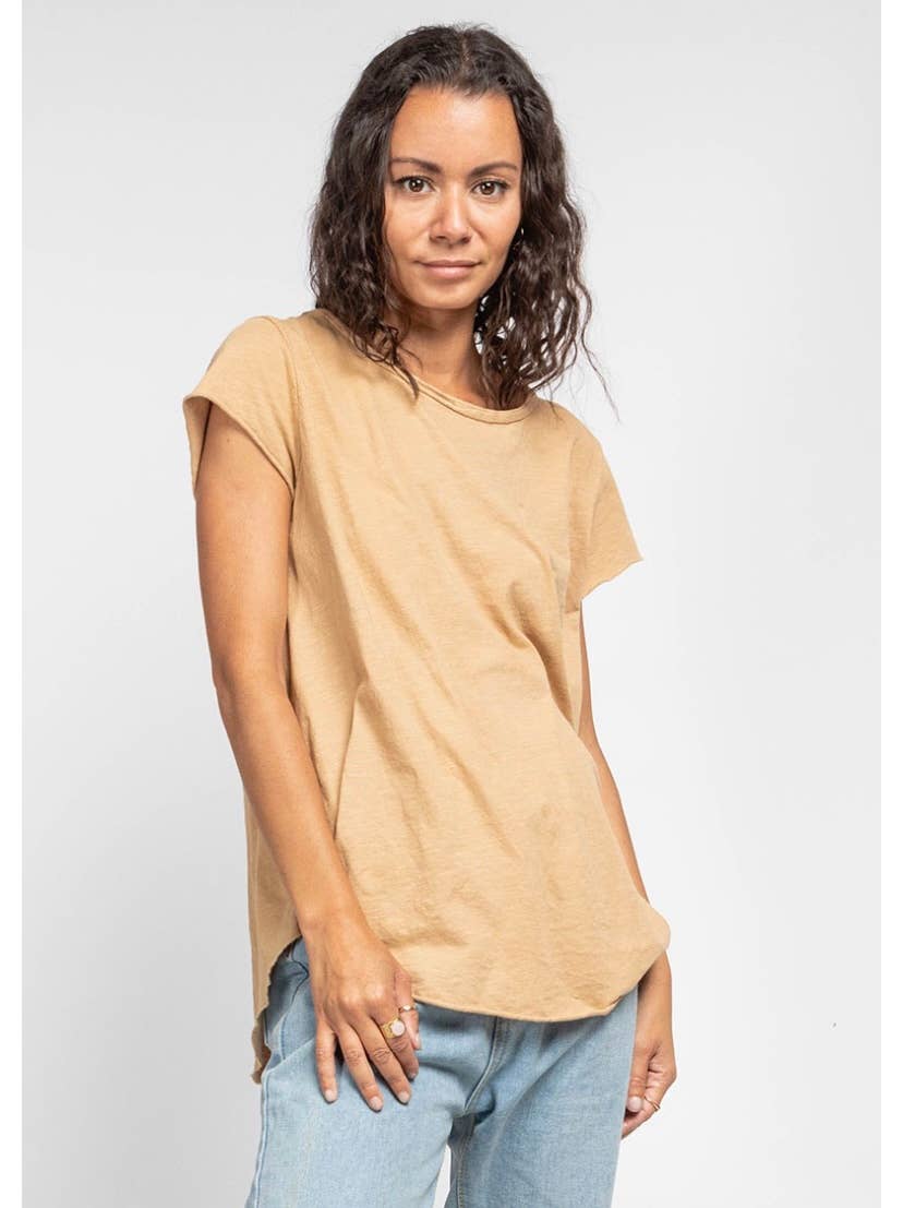 LINEN & COTTON HOUSE - COTTON T-SHIRT ROUND NECK, BASIC 8117