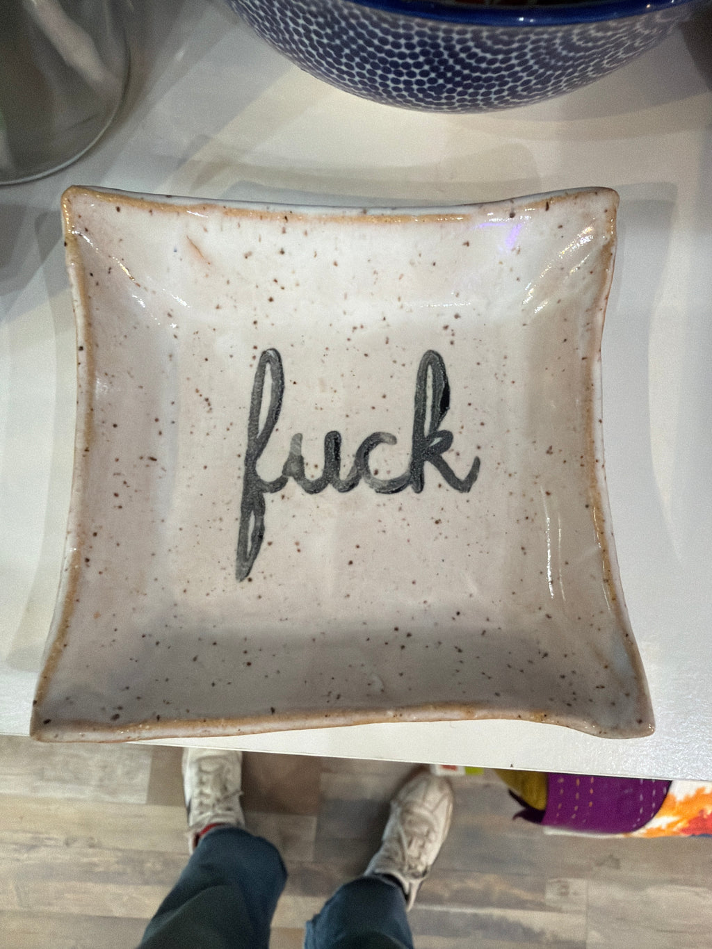 Mud & Maker - Square Dish - Fuck