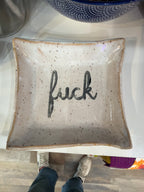 Mud & Maker - Square Dish - Fuck