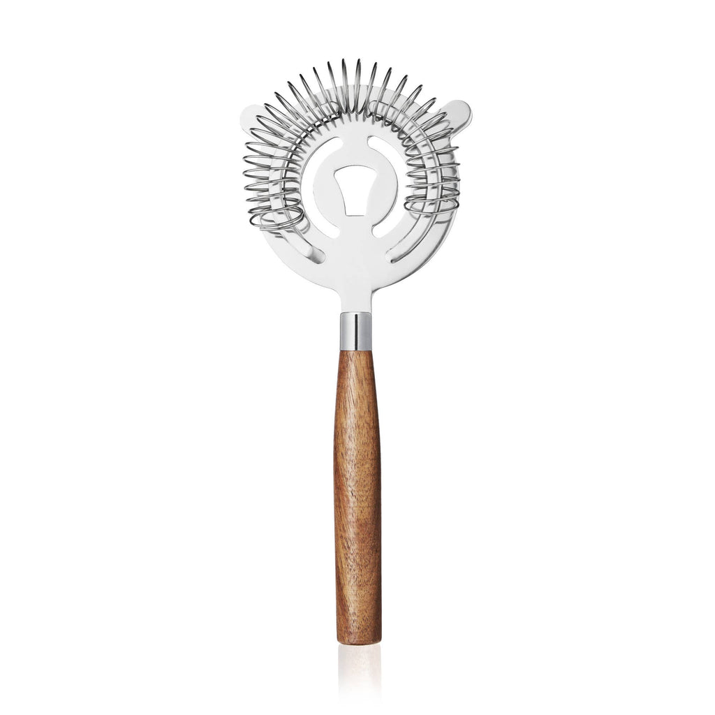TRUE - Cocktail Strainer with Acacia Wood Handle