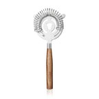 TRUE - Cocktail Strainer with Acacia Wood Handle