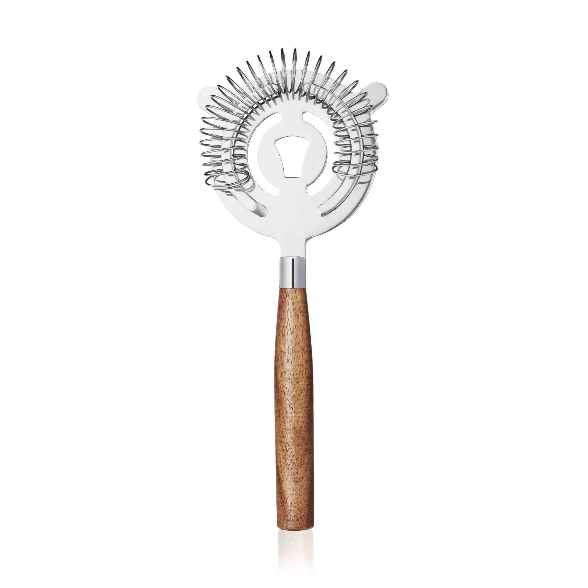 TRUE - Cocktail Strainer with Acacia Wood Handle