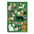 Naked Decor - Kitty Cats Parade Tea Towel 