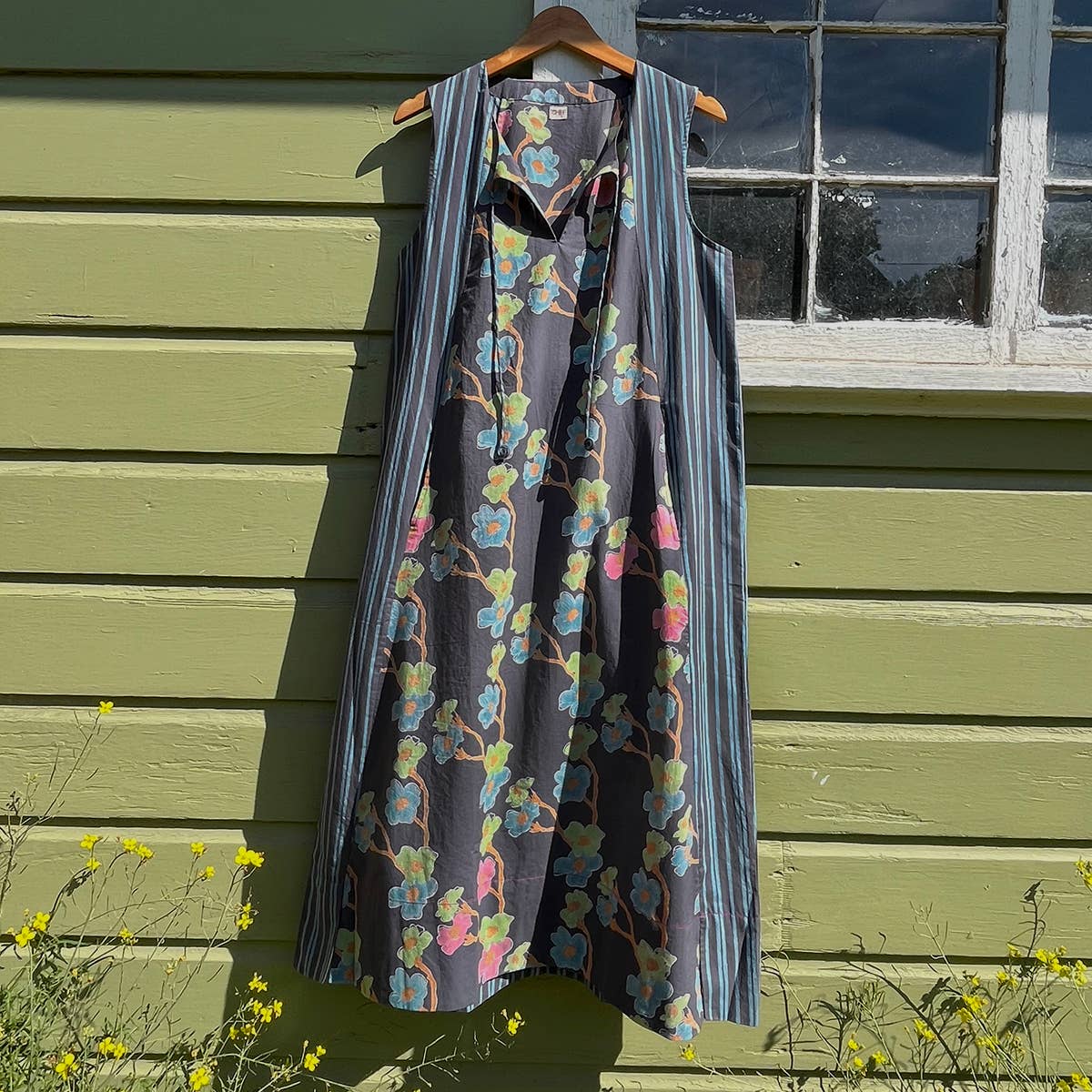 Little Journeys Chicago - Soleil Dress Dogwood Charcoal